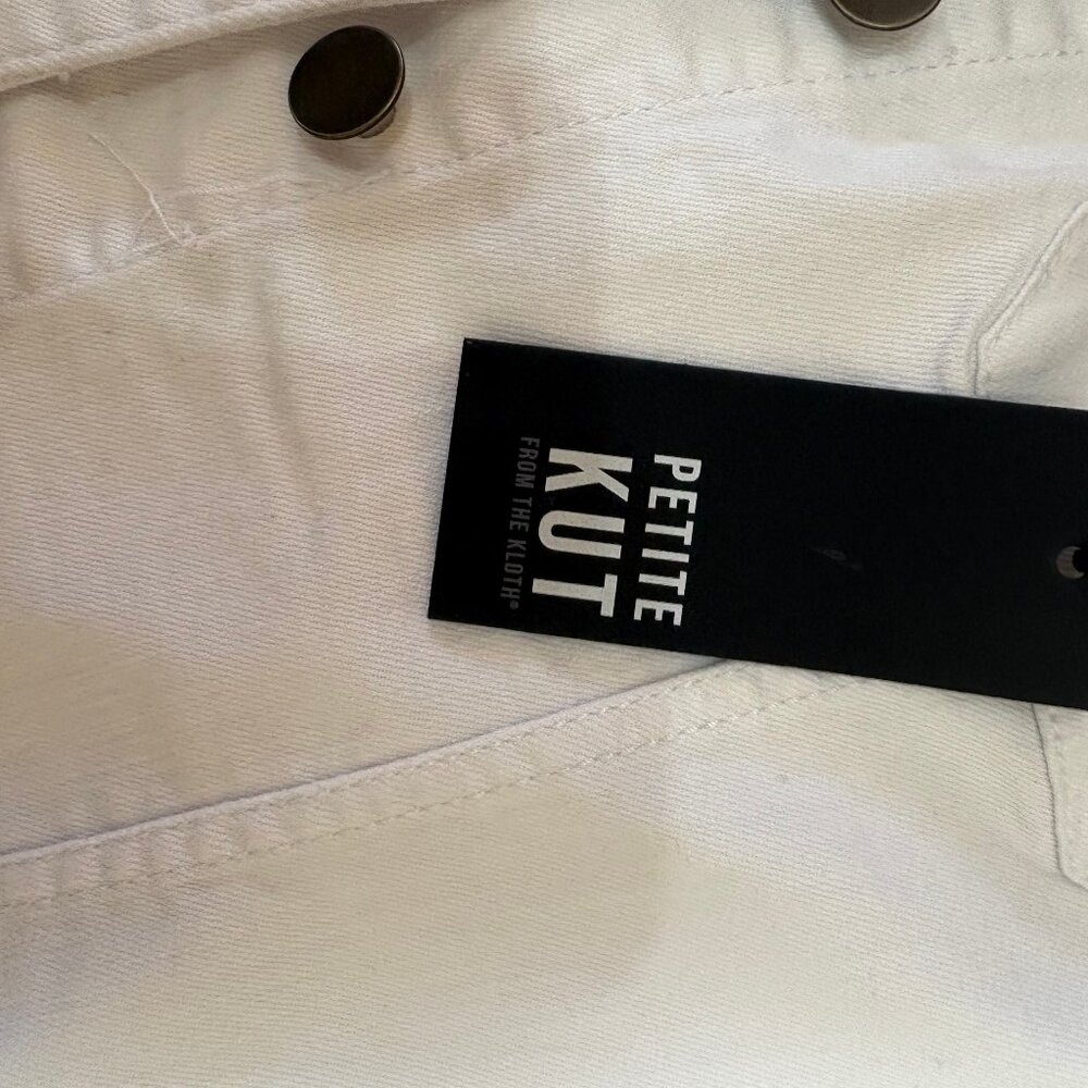 Kut from the Kloth White Jean Jacket Size LP - Picture 4 of 6